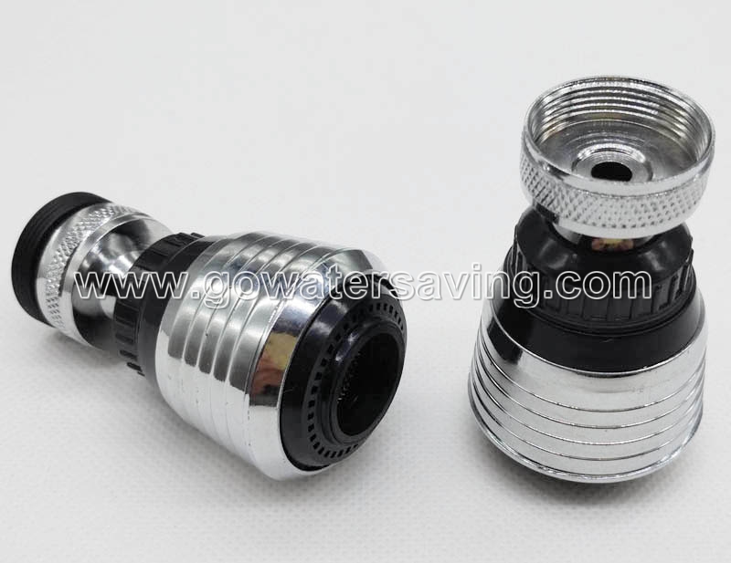 dual function kitchen faucet swivelling aerator